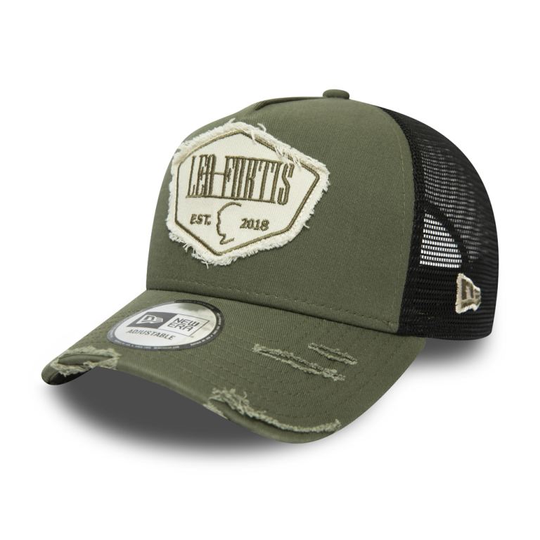 Gorras New Era Truckers Verdes - Leo Fortis Patch 05321HDVB